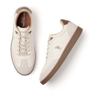 USPA Mens|CLEMT 3.0|White Stylish Casual Sneaker Shoes for Man